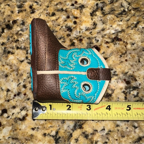 Ariat Infant Lil' Stompers Boston Western Infant Baby Boots Size 00 - Picture 10 of 12